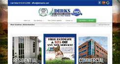 Desktop Screenshot of dirkspestmanagement.com